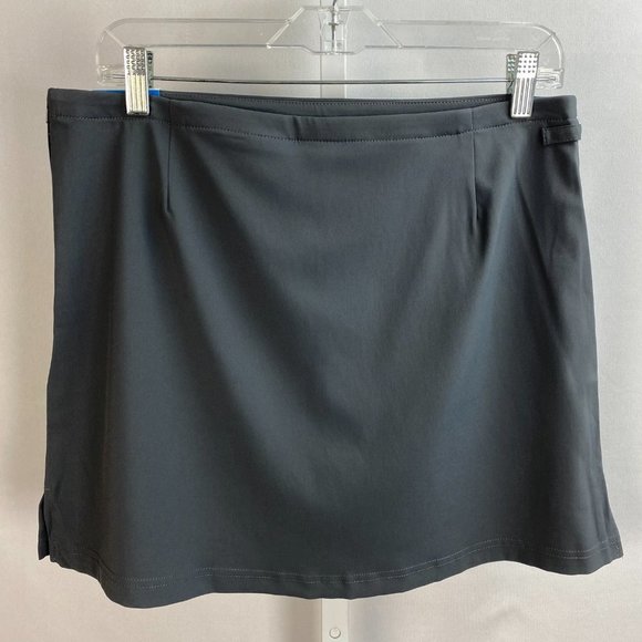 NWT Boat Bum Skort Liquid Yacht Wear sz 8 Asphalt Gray Skirt - Picture 6 of 8